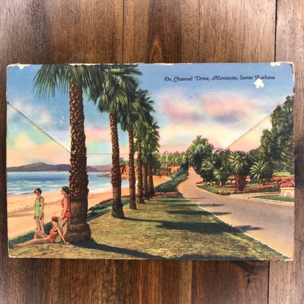 Vintage Santa Barbara CA Souvenir Postcard Book - Picture 2 of 8